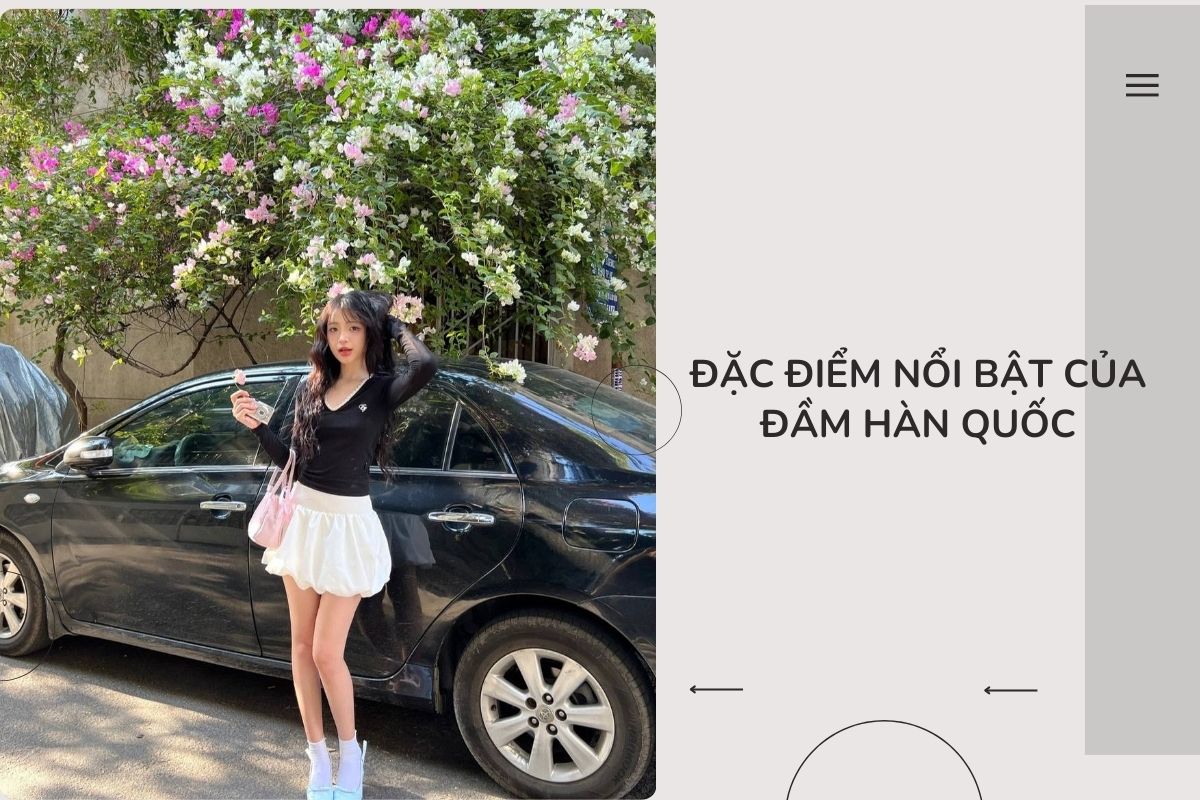 Đặc điểm nổi bật của đầm Hàn Quốc