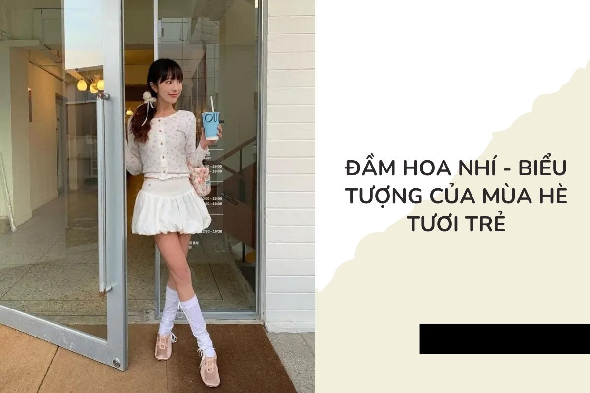 Đầm hoa nhí - biểu tượng của mùa hè tươi trẻ